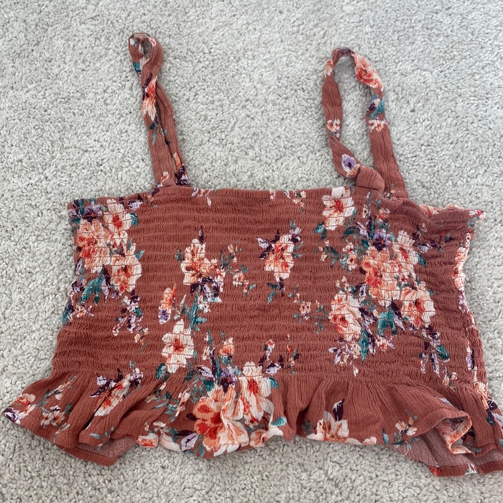 Floral crop top